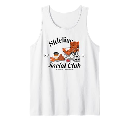 Women Sideline Social Club T -Shirt Soccer Mom Game Day Tank Top von Women SideLine Social Club T -Shirt Soccer Mom