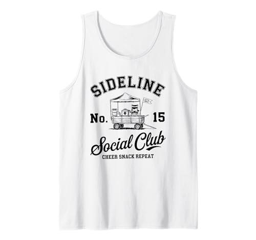 Women Sideline Social Club T -Shirt Soccer Mom Game Day Tank Top von Women SideLine Social Club T -Shirt Soccer Mom