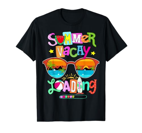Frauen Sommer Urlaub Laden Sommer Lehrer Ende des Jahres T-Shirt Frauen Sommer Urlaub Laden Sommer Lehrer Ende des Jahres T-Shirt von Women Summer Vacay Loading Summer Teacher Tee