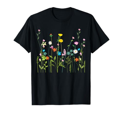 Frauen Wildblume Sommer Blumen Blühende Floral Grafik T-Shirt Frauen Wildblume Sommer Blumen Blühende Floral Grafik T-Shirt von Women Wildflower Summer Flowers Floral Graphic Tee