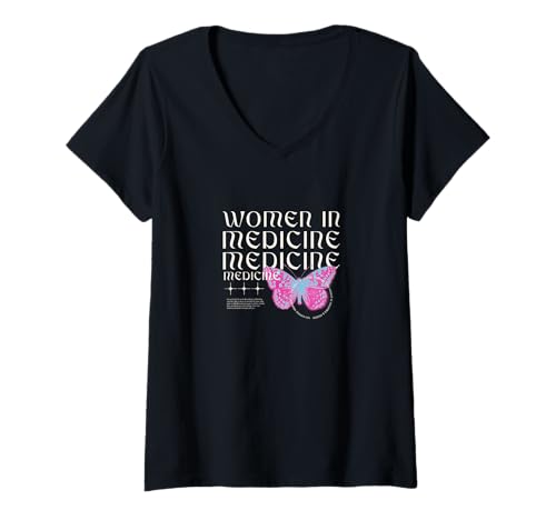 Damen Women in Medicine T-Shirt T-Shirt mit V-Ausschnitt Damen Women in Medicine T-Shirt T-Shirt mit V-Ausschnitt von Women in Medicine T shirt