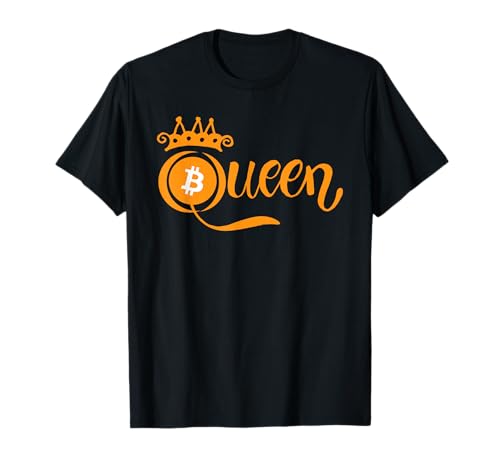 Damen Bitcoin BTC Queen Crypto Cryptocurrency Ladies Cute T-Shirt Damen Bitcoin BTC Queen Crypto Cryptocurrency Ladies Cute T-Shirt von Women's Bitcoin BTC Queen Crypto Tee Gift