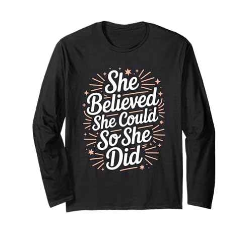 Sie glaubte, sie könne die Gleichstellung von Frauen stärken Langarmshirt von Women's Equality Gender Equality Movement