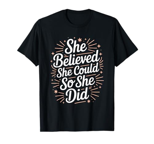 Sie glaubte, sie könne die Gleichstellung von Frauen stärken T-Shirt von Women's Equality Gender Equality Movement