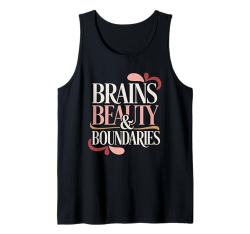 Brains Beauty Women Empowerment Damen Gleichstellung Tank Top Brains Beauty Women Empowerment Damen Gleichstellung Tank Top von Women's Equality Women’s Empowerment