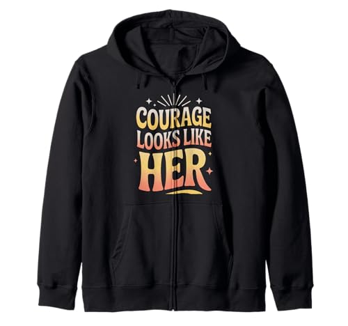 Courage Sieht aus wie ihre Frauen Empowerment Frauengleichheit Kapuzenjacke Courage Sieht aus wie ihre Frauen Empowerment Frauengleichheit Kapuzenjacke von Women's Equality Women’s Empowerment