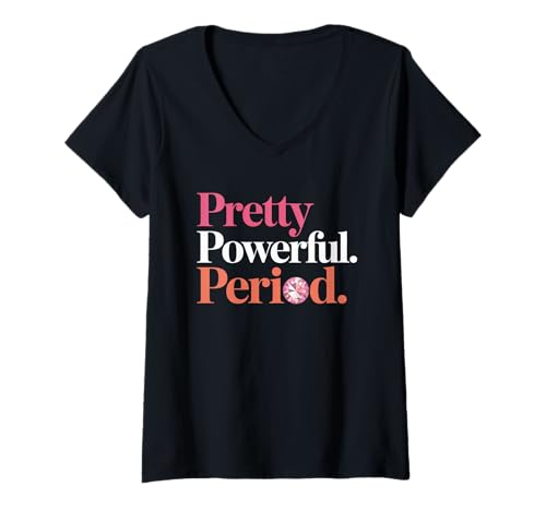 Damen Ziemlich einflussreiche Zeit: Frauenförderung Gleichstellung von Frauen T-Shirt mit V-Ausschnitt Damen Ziemlich einflussreiche Zeit: Frauenförderung Gleichstellung von Frauen T-Shirt mit V-Ausschnitt von Women's Equality Women’s Empowerment