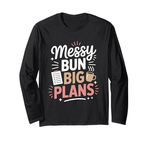 Messy Bun Big Plant Frauenförderung Gleichstellung von Frauen Langarmshirt Messy Bun Big Plant Frauenförderung Gleichstellung von Frauen Langarmshirt von Women's Equality Women’s Empowerment