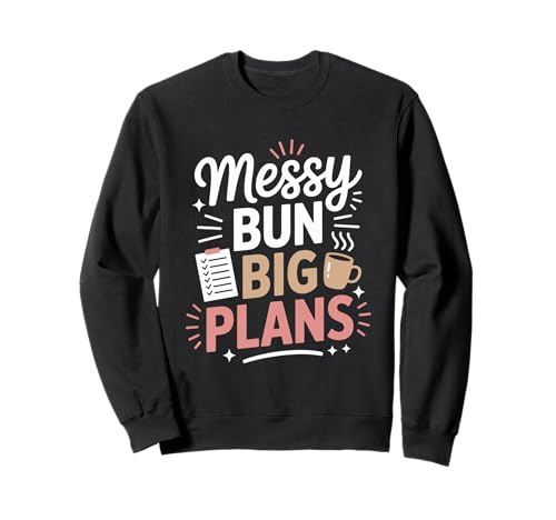 Messy Bun Big Plant Frauenförderung Gleichstellung von Frauen Sweatshirt Messy Bun Big Plant Frauenförderung Gleichstellung von Frauen Sweatshirt von Women's Equality Women’s Empowerment