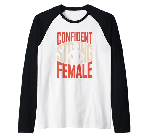 Selbstbewusste Starke weibliche Frauen Stärkung der Gleichstellung von Frauen Raglan Selbstbewusste Starke weibliche Frauen Stärkung der Gleichstellung von Frauen Raglan von Women's Equality Women’s Empowerment