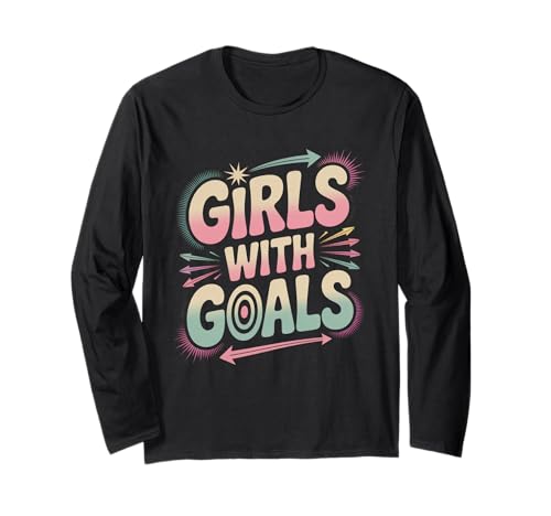 Mädchen mit Zielen Frauenförderung Gleichstellung von Frauen Langarmshirt Mädchen mit Zielen Frauenförderung Gleichstellung von Frauen Langarmshirt von Women's Equality Youth Feminist Movement