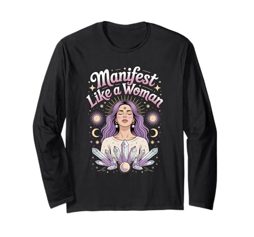 Manifest wie eine Frau Frauenförderung Gleichstellung von Frauen Langarmshirt von Women's Equality Youth Feminist Movement