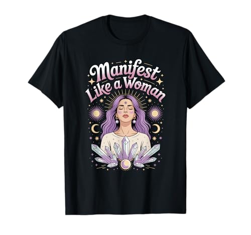 Manifest wie eine Frau Frauenförderung Gleichstellung von Frauen T-Shirt Manifest wie eine Frau Frauenförderung Gleichstellung von Frauen T-Shirt von Women's Equality Youth Feminist Movement