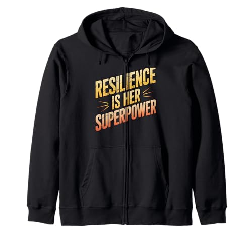 Resilienz ist ihre Superkraft: Gleichstellung von Frauen Kapuzenjacke Resilienz ist ihre Superkraft: Gleichstellung von Frauen Kapuzenjacke von Women's Equality Youth Feminist Movement