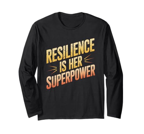 Resilienz ist ihre Superkraft: Gleichstellung von Frauen Langarmshirt Resilienz ist ihre Superkraft: Gleichstellung von Frauen Langarmshirt von Women's Equality Youth Feminist Movement