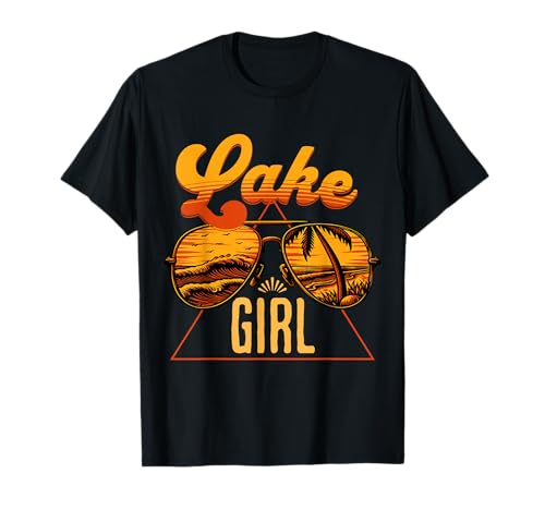 Lake Girl, Angeln, Bootfahren, Segeln, Camping, Outdoor T-Shirt Lake Girl, Angeln, Bootfahren, Segeln, Camping, Outdoor T-Shirt von Women's Retro Lake Fashion Ideas