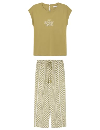 Schlafanzug im Khaki-Farbtönen M von Women'secret