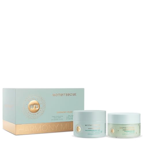 Women'Secret Beauty Confidences Harmony Muse Geschenkset für Damen, 2 Stück, Körpercreme 250 ml und Körperpeeling, 200 ml von Women'secret