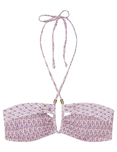 Women'secret Damen Boho Underwired Bandeau Bikini top BH, Multicolor, 85B von Women'secret