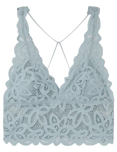 Women'secret Damen Bralette Spitze Neckholder Grün BH, M von Women'secret