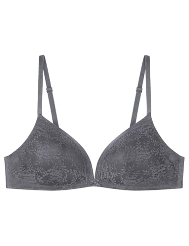 Women'secret Damen Brasilien Wide Brief Second Round Micro Print BH, grau, 75B von Women'secret