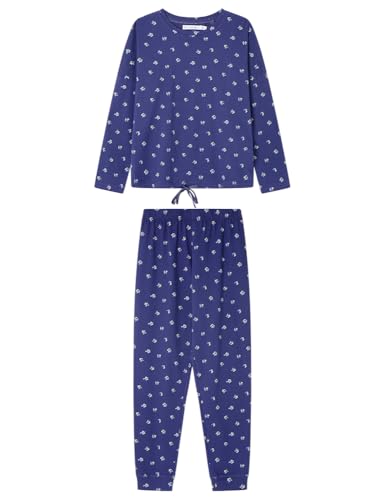 Women'secret Damen Long Pyjama Daily Farmer's Market Pyjamas, blau, XS Women'secret Damen Long Pyjama Daily Farmer's Market Pyjamas, blau, XS von Women'secret