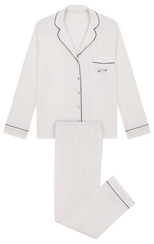 Women'secret Damen Long Pyjama Daily Farmer's Market Pyjamas, weiß, 38 Women'secret Damen Long Pyjama Daily Farmer's Market Pyjamas, weiß, 38 von Women'secret