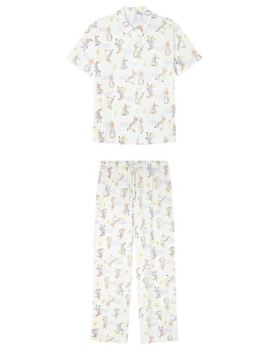 Women'secret Damen Long Pyjama Multilicense Nostalgia Petter Rabbit Pyjamas, weiß, 36 Women'secret Damen Long Pyjama Multilicense Nostalgia Petter Rabbit Pyjamas, weiß, 36 von Women'secret
