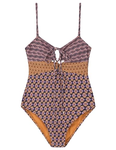 Women'secret Damen Patchwork Strappy Swimsuit Schwimm-Slips, Multicolor, M von Women'secret