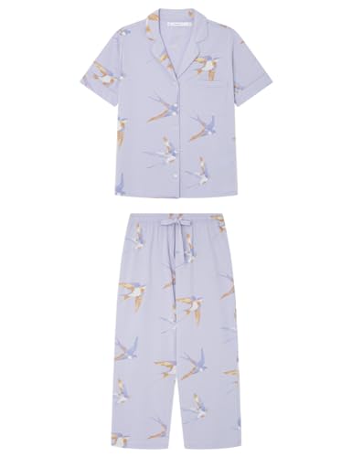 Women'secret Damen Pijama Camisero 100% Algodón Lila Schlafanzug, Mauve Print, M Women'secret Damen Pijama Camisero 100% Algodón Lila Schlafanzug, Mauve Print, M von Women'secret