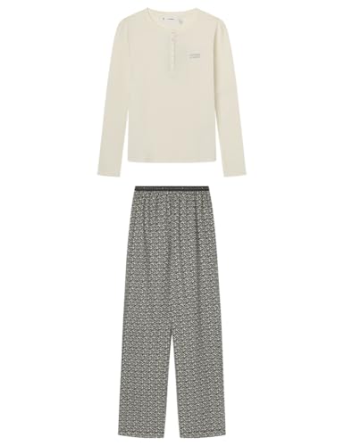 Women'secret Damen Pijama Largo Daily Frosted Pyjamas, Gris, S Women'secret Damen Pijama Largo Daily Frosted Pyjamas, Gris, S von Women'secret