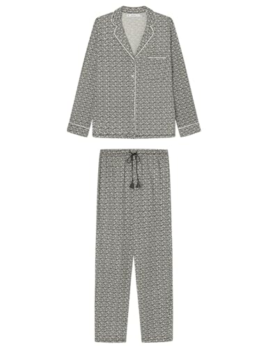 Women'secret Damen Pijama Largo Panadera Pyjamas, Gris, XS Women'secret Damen Pijama Largo Panadera Pyjamas, Gris, XS von Women'secret