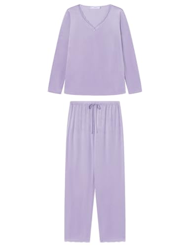 Women'secret Damen Pijama de Manga Larga Pantalón Largo Colección Soft Touch Schlafanzug, Blassrosa, XS Women'secret Damen Pijama de Manga Larga Pantalón Largo Colección Soft Touch Schlafanzug, Blassrosa, XS von Women'secret