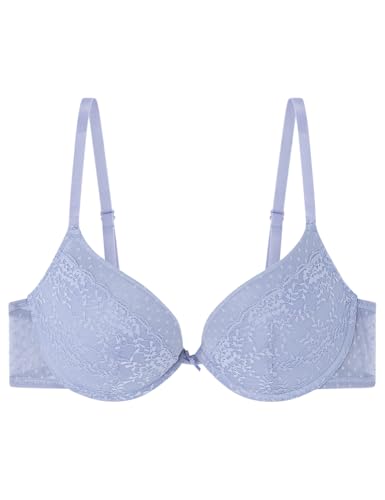 Women'secret Damen Push Up Helankas Word BH, blau, 65B Women'secret Damen Push Up Helankas Word BH, blau, 65B von Women'secret