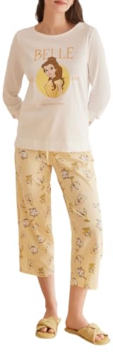 Women'secret Damen Pijama 100% Algodón Disney Bella Schlafanzug, Whisper White, S (3er Pack) Women'secret Damen Pijama 100% Algodón Disney Bella Schlafanzug, Whisper White, S (3er Pack) von Women'secret