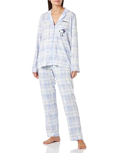 Women'secret Damen Schlafanzug Pyjamaset, Bedruckt blau, 42 von women'secret