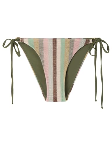 Women'secret Damen Shimmer Bikinihöschen Bikini-Unterteile, Multicolor Stripes, L von Women'secret