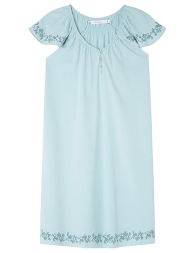 Women'secret Damen Short Nightdress Daily Garden Nachthemd, grün, XL von Women'secret