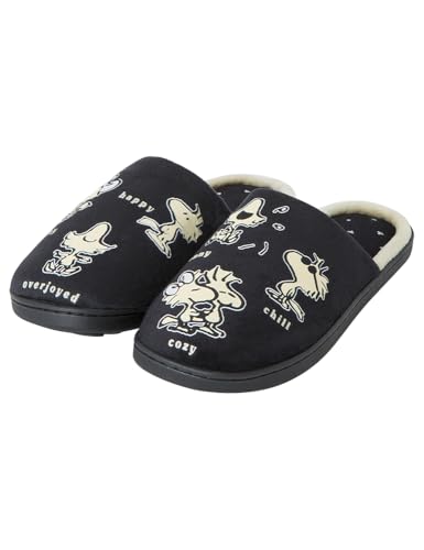 Women'secret Damen Slippers Multilicense Happy Snoopy Sneaker, Schwarz, Medium von Women'secret