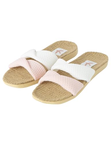 Women'secret Damen Slippers Weekly Hope Textured Sneaker, weiß, Small von Women'secret