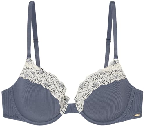 Women'secret Damen Sujetador Acolchado Cotton Collection 2 BH, blau, 100B von Women'secret