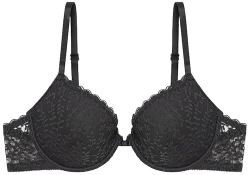 Women'secret Damen Sujetador Acolchado Helankas 1 WUNDERSCHÖNER BH in Spitze, grau, 100D von Women'secret