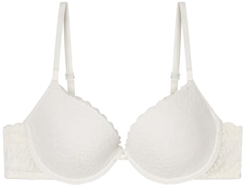 Women'secret Damen Sujetador Acolchado Helankas 1 WUNDERSCHÖNER elfenbeinfarbener Spitze, weiß, 100B von Women'secret