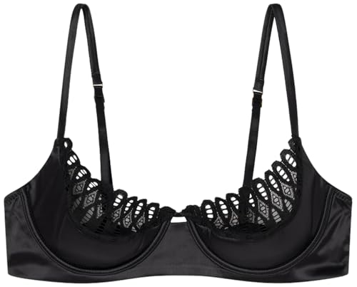 Women'secret Damen Sujetador Acolchado Sense 1 and 2 BH, Schwarz, 100B von Women'secret