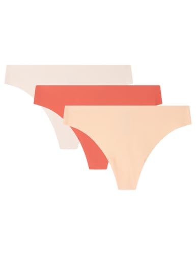 Women'secret Damen Tangas Packs My Everday Colors Funktionsunterwäsche, FLUOR RED, XS von Women'secret