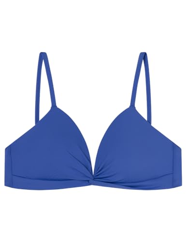 Women'secret Triangel-Bikinioberteil für Damen, Push-Up-BH, Blau, Bedruckt blau, 85B von Women'secret