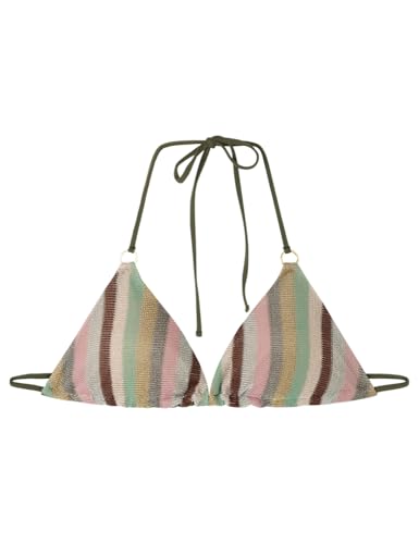Women'secret Damen Top Bikini Triangular Rayas Brillante BH, Multicolor Stripes, 95B von Women'secret