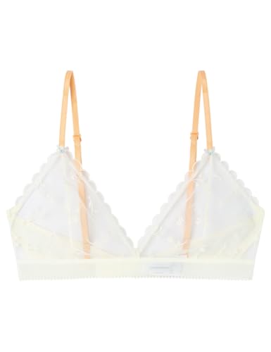 Women'secret Damen Triangular Spring Broderie BH, weiß, 80B von Women'secret