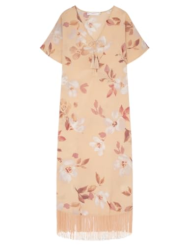 Women'secret Damen Vestido Largo Manga Corta Ramadan Nachthemd, ORANGE Print, L Women'secret Damen Vestido Largo Manga Corta Ramadan Nachthemd, ORANGE Print, L von Women'secret