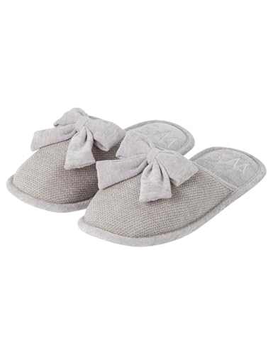 Women'secret Damen Zapatillas Abiertas Colección Daily Rose Zubehör, dunkelgrau, Medium von Women'secret